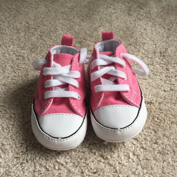 hot pink baby converse